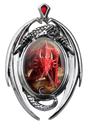 Dragons Lair Cameo (EC10) Pendant Necklace by Anne Stokes