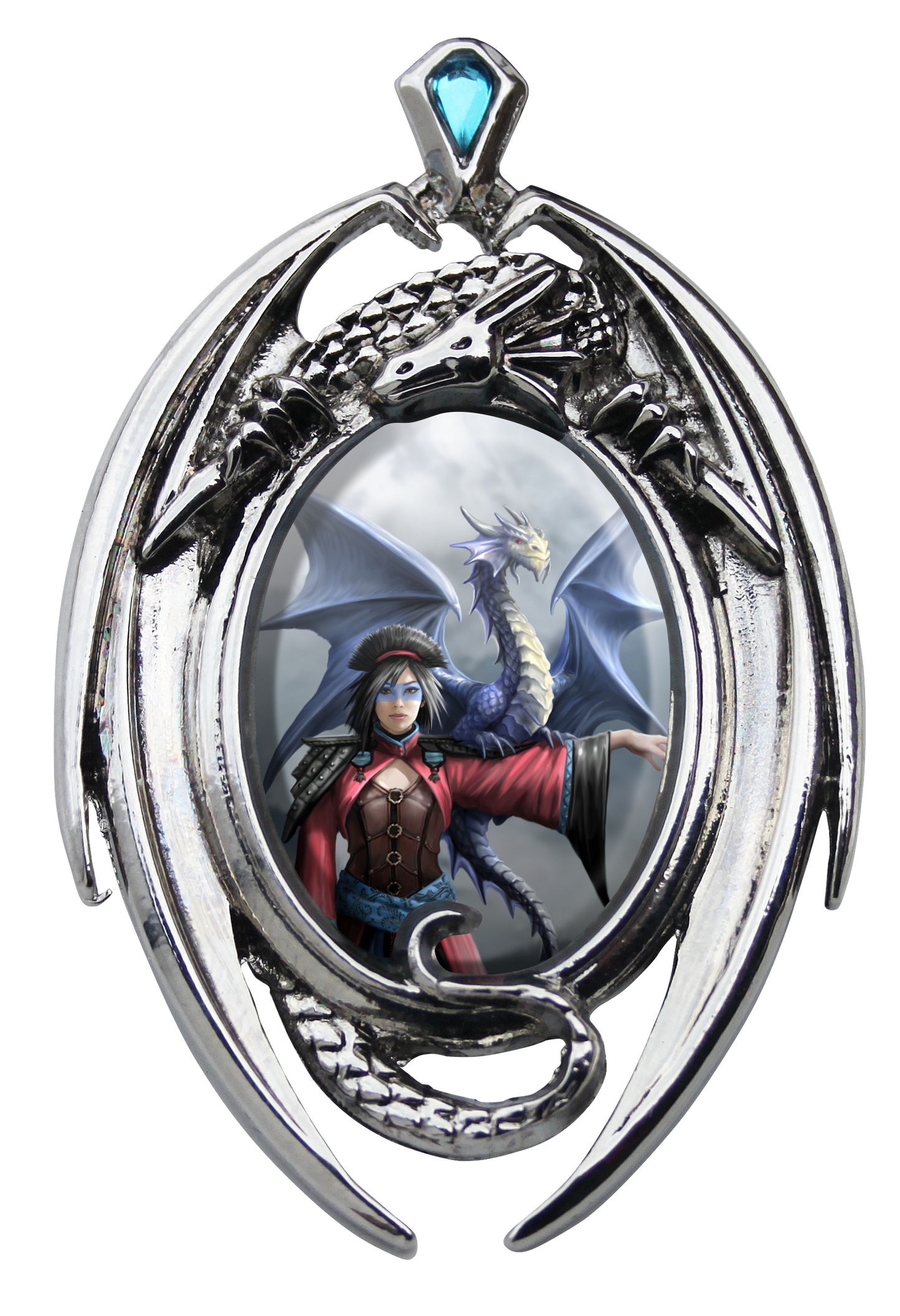 Look To The East Cameo (EC12) Pendant Necklace by Anne Stokes