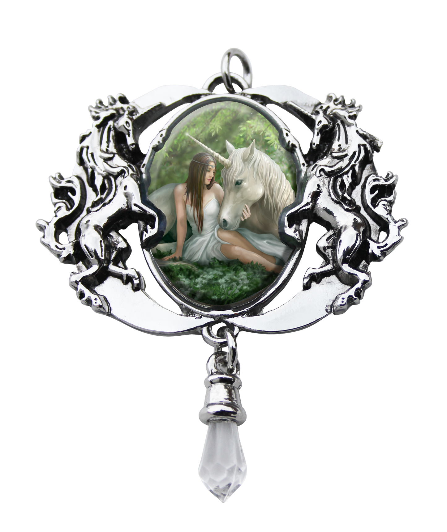 Pure Heart Cameo (EC5) Pendant Necklace by Anne Stokes