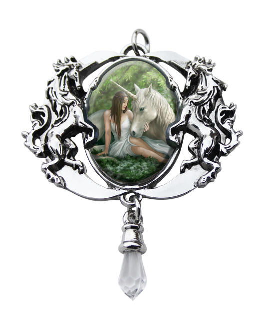 Pure Heart Cameo (EC5) Pendant Necklace by Anne Stokes