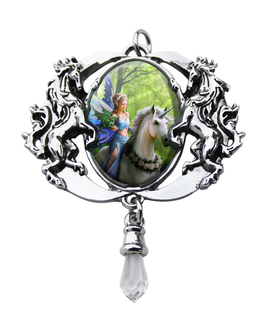Realm of Enchantment Cameo (EC6) Pendant Necklace by Anne Stokes