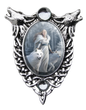 Winter Guardians Cameo (EC9) Pendant Necklace by Anne Stokes