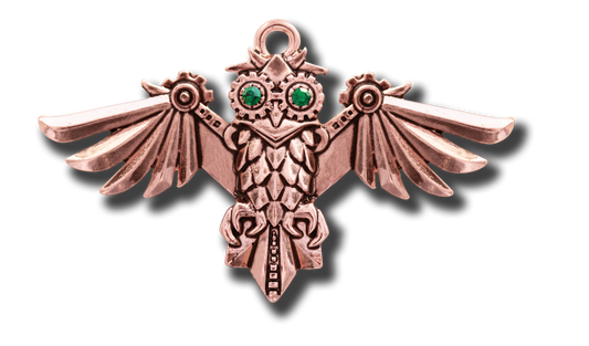 Valkyrie Heart (EN1) Steampunk Pendant Necklace