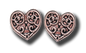 Valkyrie Heart (EN2) Steampunk Stud Earrings