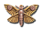 Magradore's Moth (EN4) Steampunk Pendant Neckace