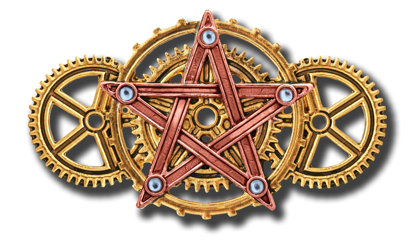 Penta Meridia (EN9) Steampunk Brooch