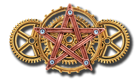 Penta Meridia (EN9) Steampunk Brooch