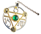 Elemental Air Talisman (ET2) Pendant Necklace on Greetings Card