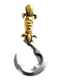 Sickle of Saule (FB10) Pendant Charm Necklace