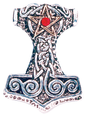Thor's Hammer (FB18) Pendant Charm Necklace