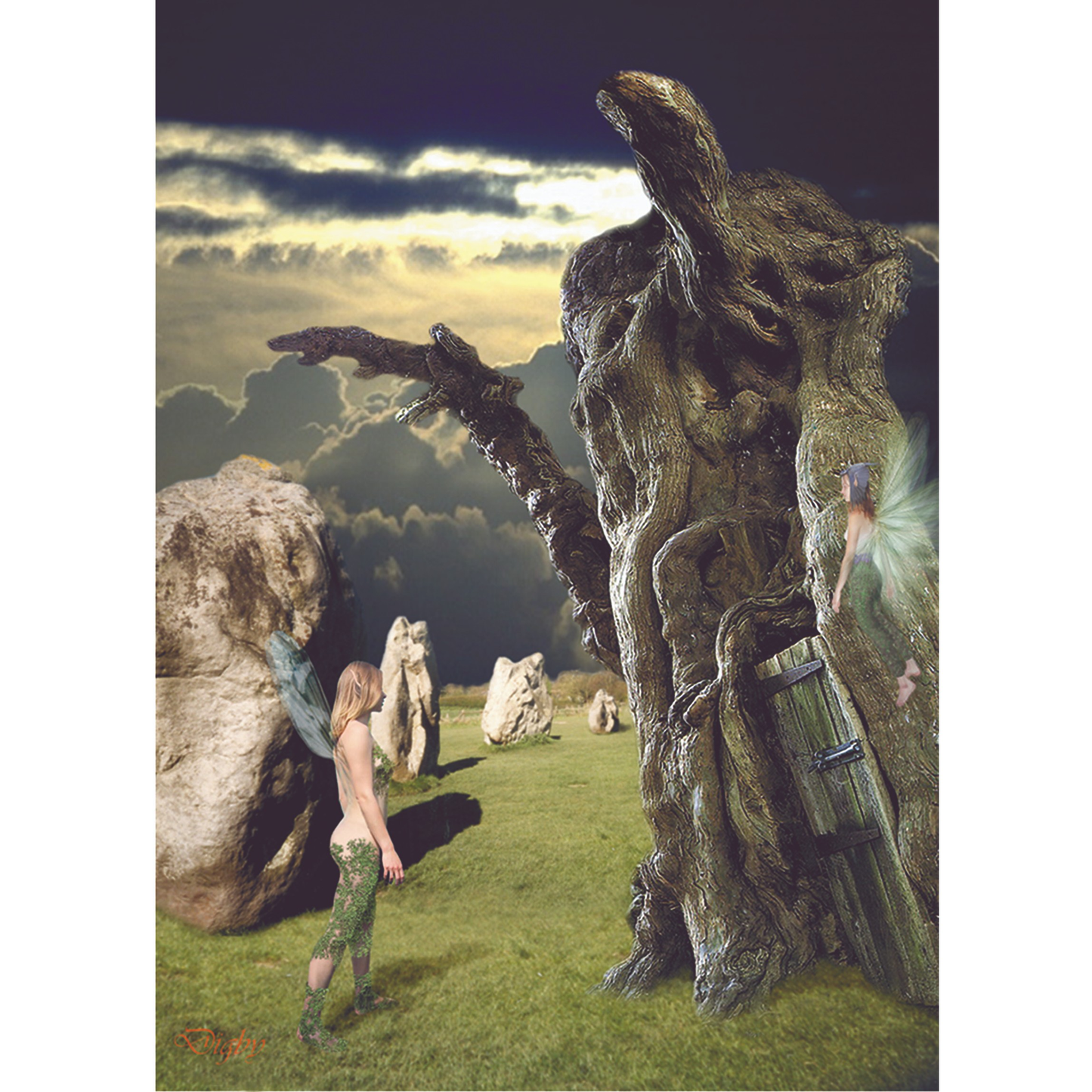 Dark Door Bright Way (FC01) - 6 x Blank Greetings Cards