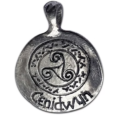 Cerridwen (GC03S) Double Sided Pendant Coin Necklace