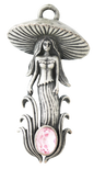 The Mushroom Fairy (GW02) Pendant Charm Necklace