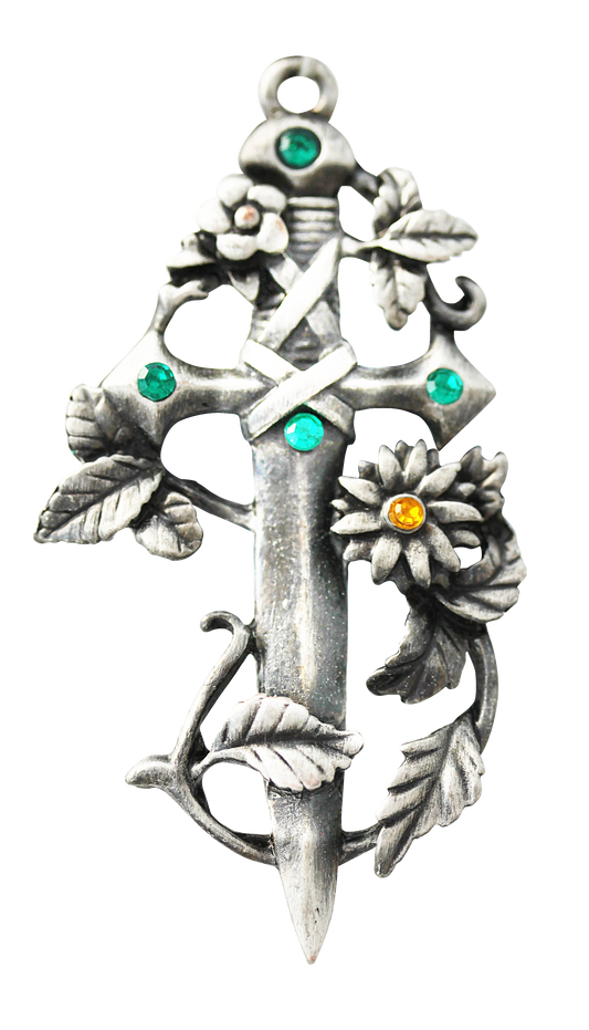 Sword in the Green (GW14) Pendant Charm Necklace