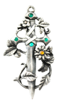 Sword in the Green (GW14) Pendant Charm Necklace