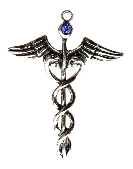 Caduceus (JAR03) Pendant Amulet Charm Necklace