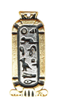 Cleopatra Love Cartouche (JAR08) Pendant Amulet Charm Necklace