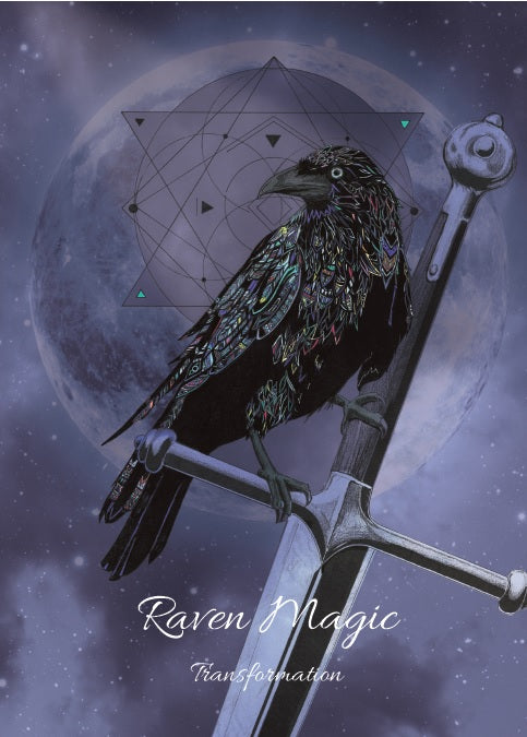 Raven Magic (KA1) For Transformation - 6 x Blank Greetings Cards