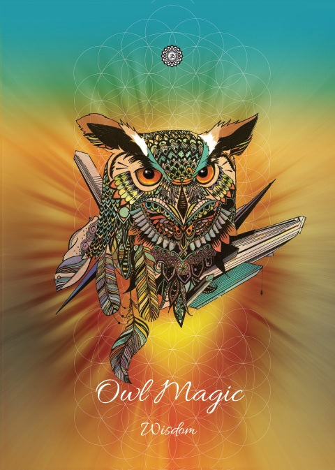 Owl Magic (KA3) For Wisdom - 6 x Blank Greetings Cards