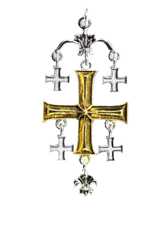 Jerusalem Cross (KT9) Pendant Necklace
