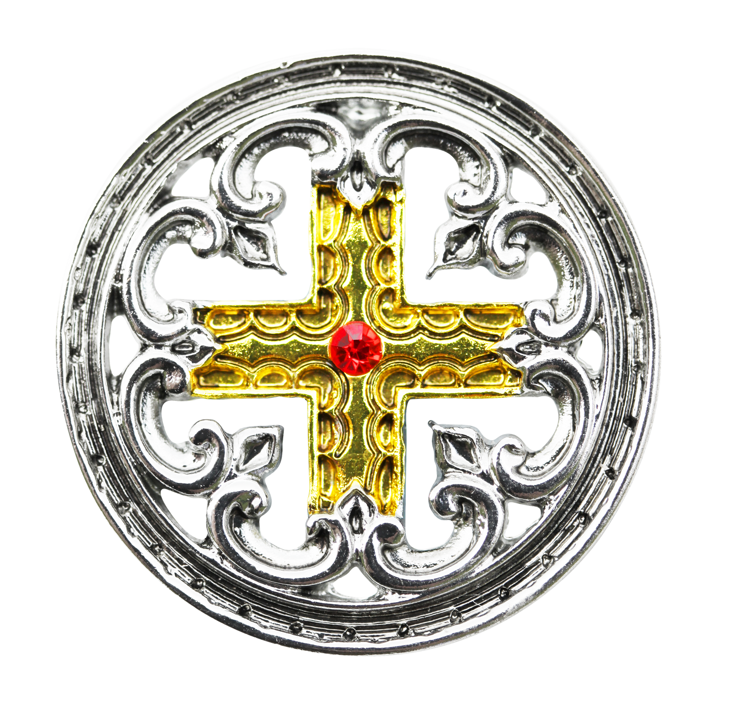 Engrailed Cross (KT11) Pendant Necklace