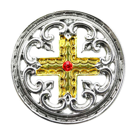 Engrailed Cross (KT11) Pendant Necklace