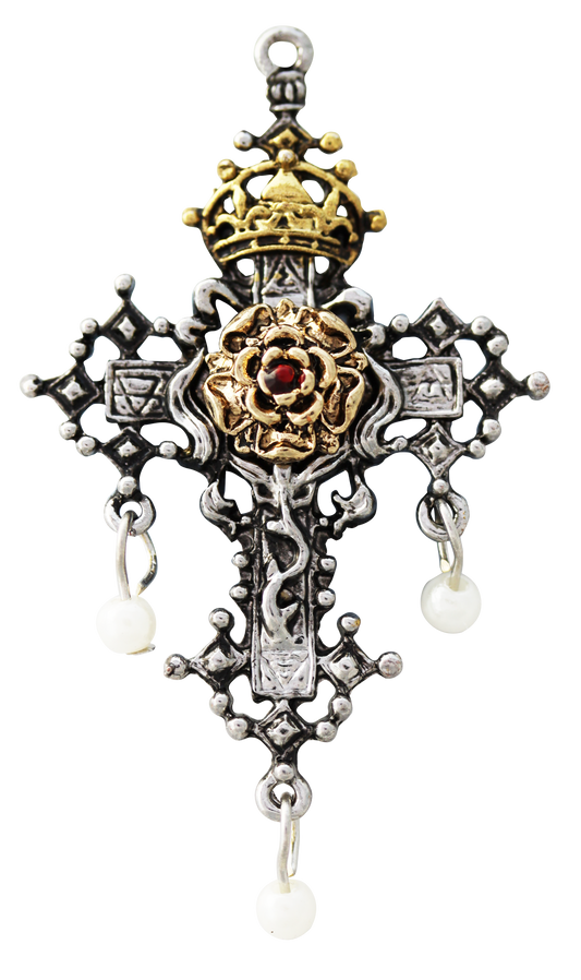 Hampton Court Rosy Cross (LT03) Pendant Necklace