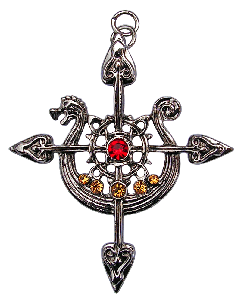 Yorvik Compass (LT14) Pendant Necklace