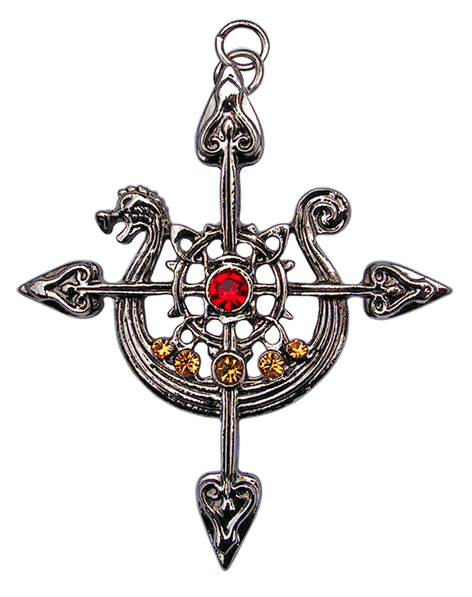 Yorvik Compass (LT14) Pendant Necklace