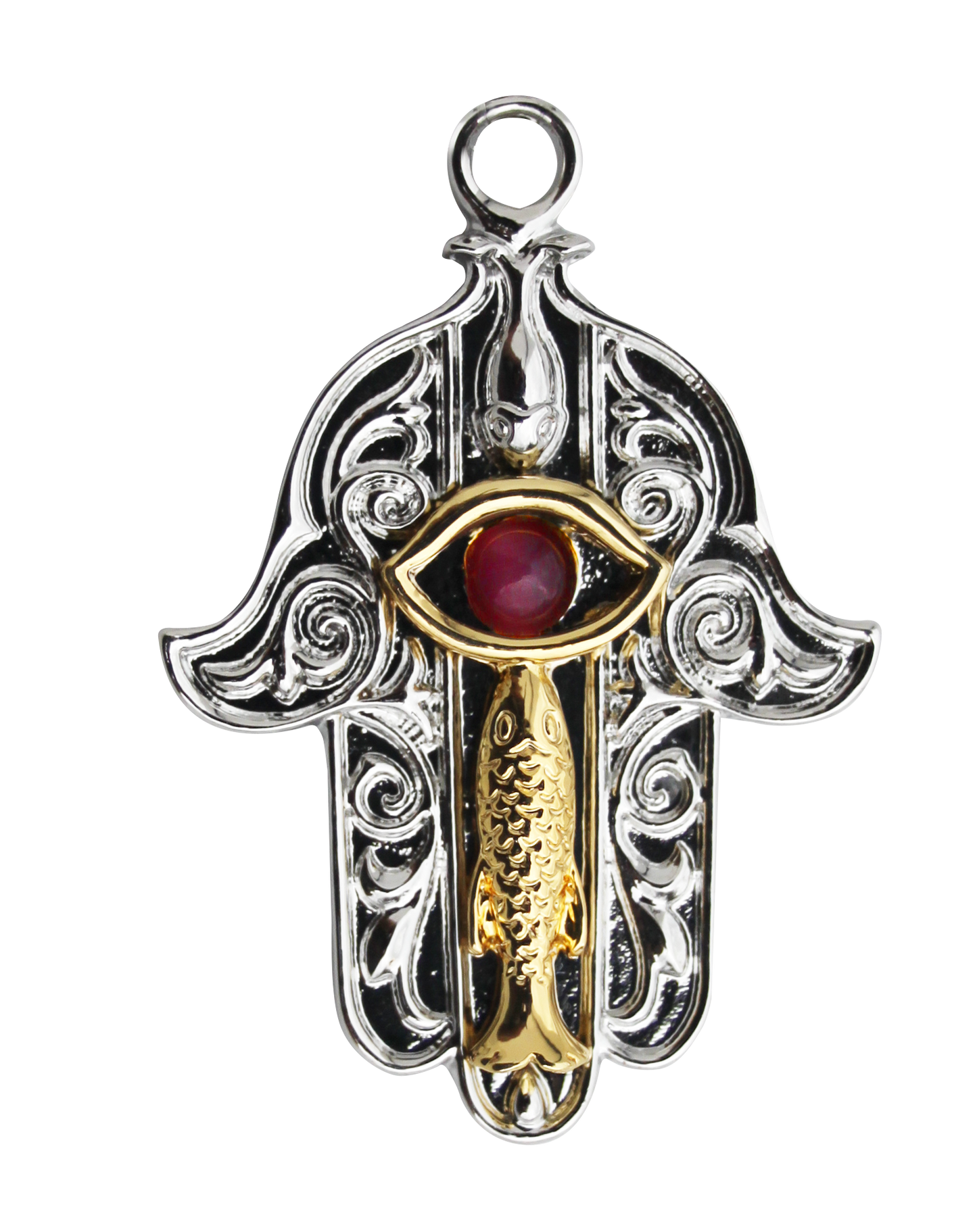 Hand of Khamsa (MK10) Pendant Necklace