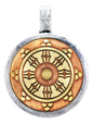 Dharma Wheel (MT11) Talisman Pendant Necklace