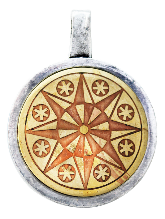 Earth-Star Flower (MT9) Talisman Pendant Necklace