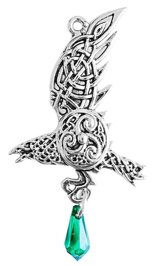 Bran's Raven (MY3) Pendant Charm Necklace