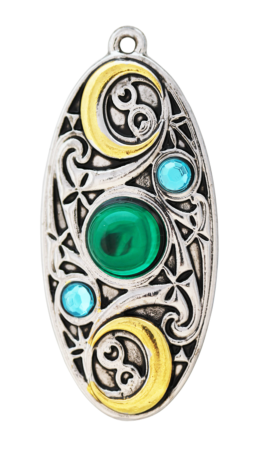 Moon Shield (MY9) Pendant Charm Necklace