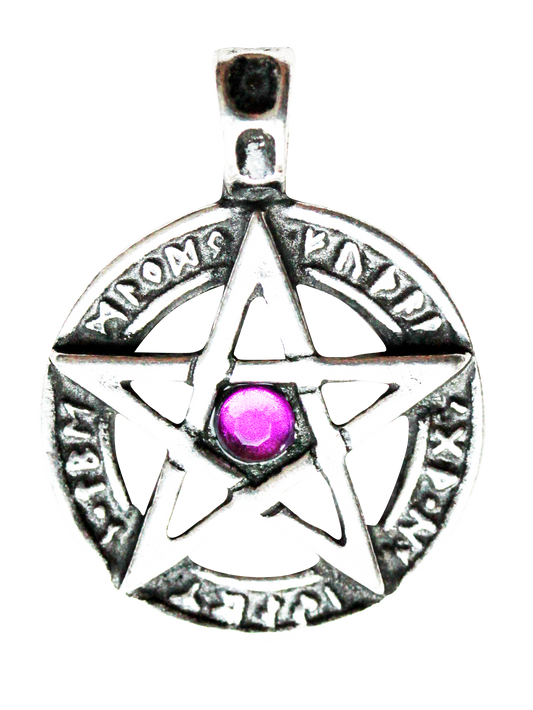 Runic Pentagram (NL04) Amulet Pendant Necklace