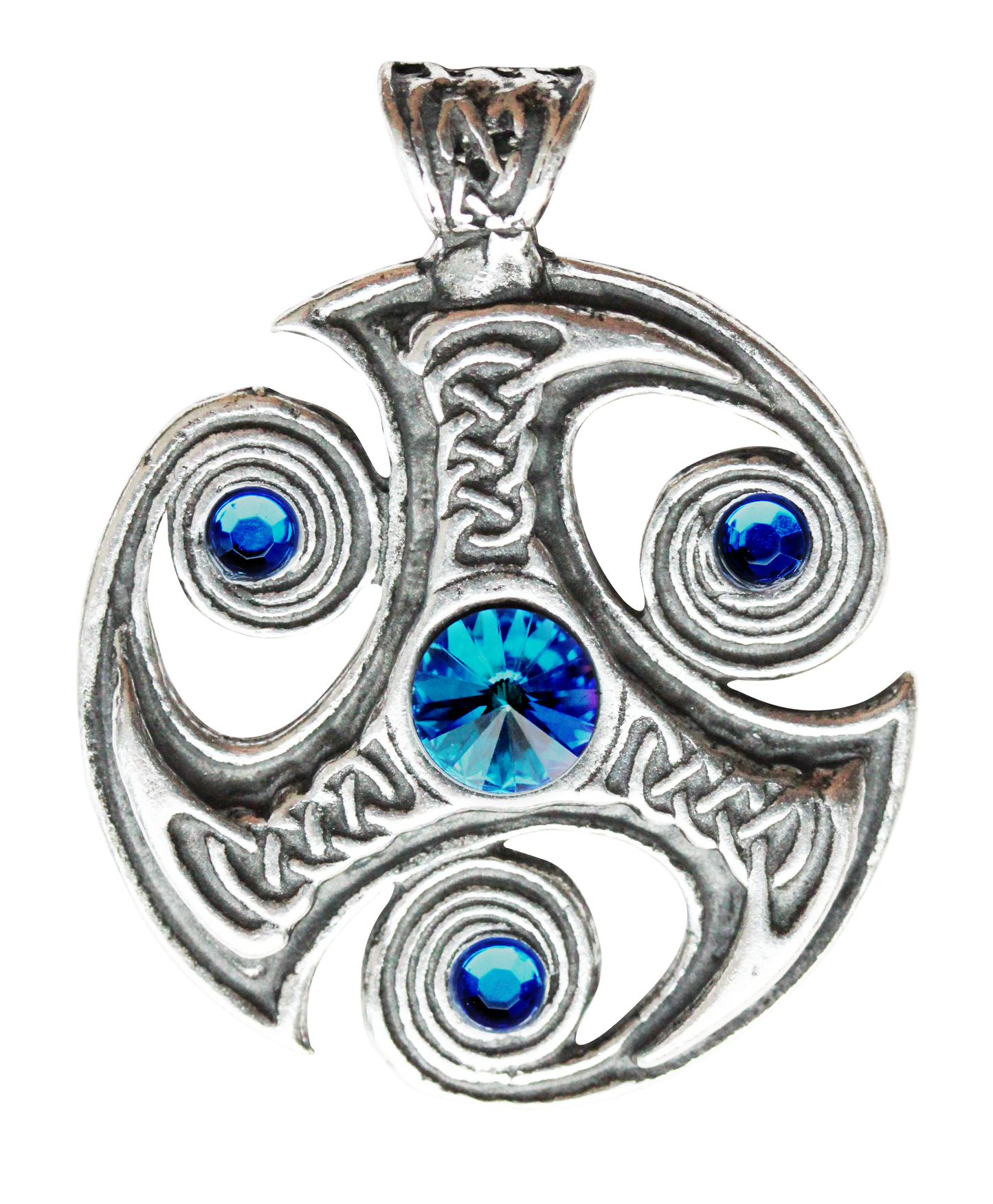 Jewelled Trefot (NL06) Amulet Pendant Necklace