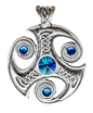 Jewelled Trefot (NL06) Amulet Pendant Necklace