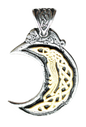 Moon (NL10) Amulet Pendant Necklace