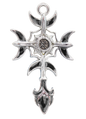 Gothic Moon Cross (P07) Pendant Necklace
