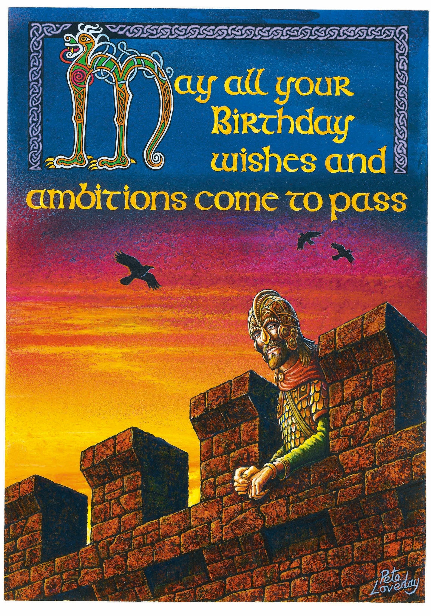 Birthday Ambitions - Pack of 6 Greetings Card with Envelope (PL06)