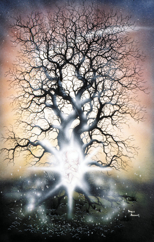 Birth of Starchild - Pack of 6 Blank Greetings Card with Envelope (PP01)