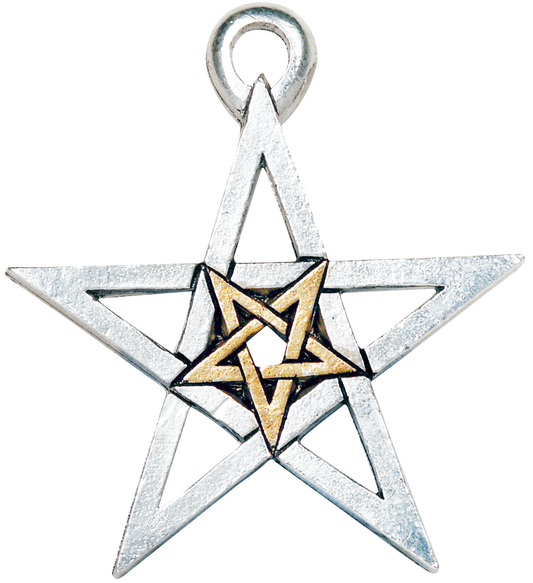 Double Pentagram (PR11) Pendant Necklace