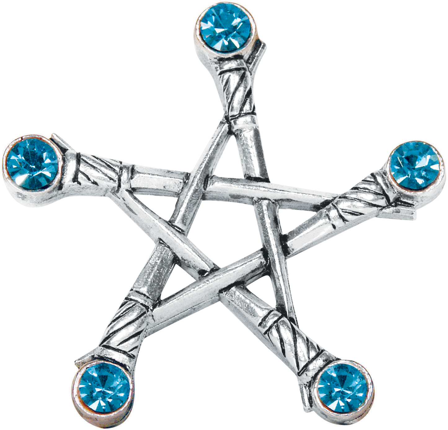 Pentagram of Swords (PR1) Pendant Necklace