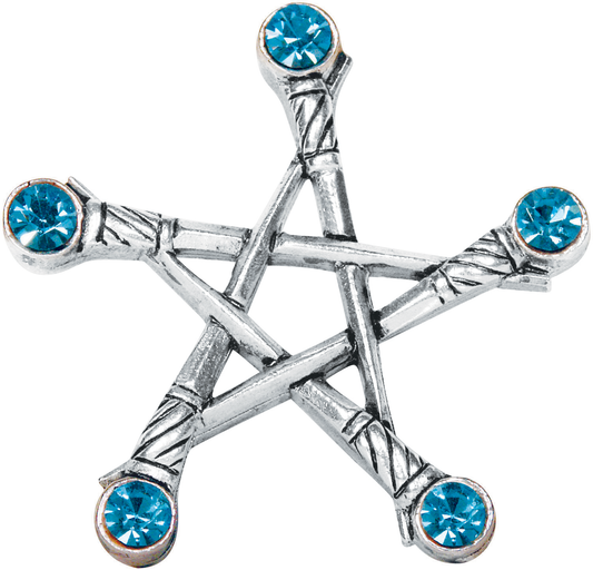 Pentagram of Swords (PR1) Pendant Necklace