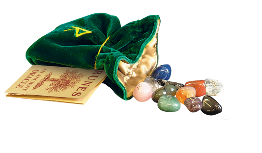 Rune Set Gemstone (RSS) in Velvet Pouch