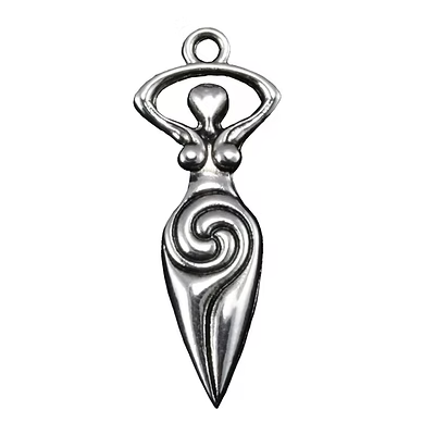 Spiral Goddess (SCP12) Pendant Charm Necklace
