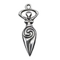Spiral Goddess (SCP12) Pendant Charm Necklace