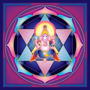 Ganesh (SH01) - Pack of 6 Blank Greetings Card with Envelope