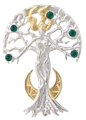 Serene Celina Sylvana (SN03) 925 Sterling Silver Pendant Necklace