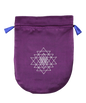 Shri Yantra (STB02) Lined Satin Tarot Bag